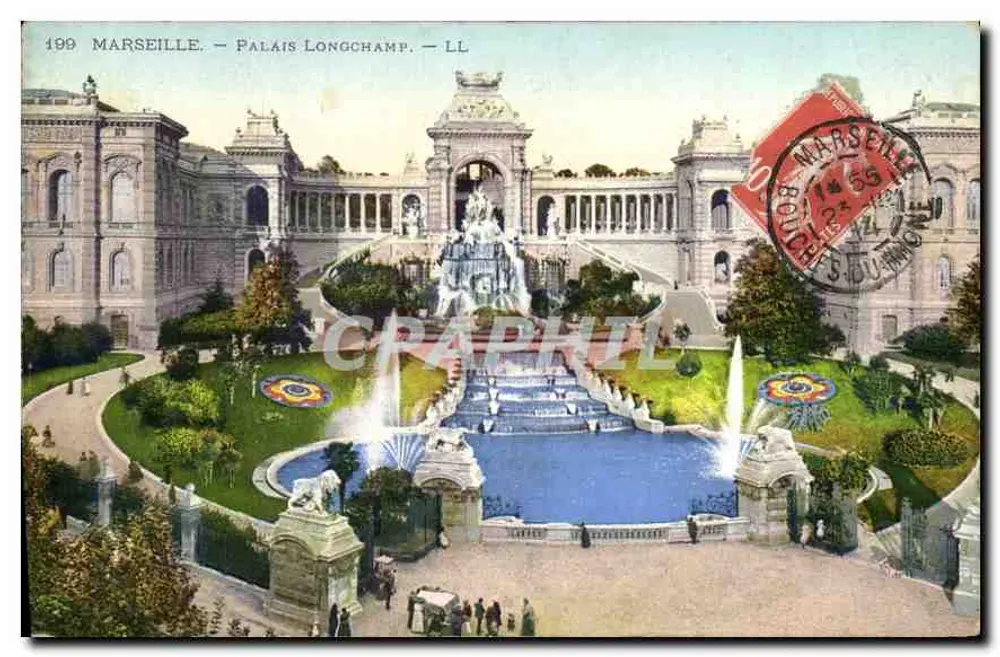 Marselha — Palácio Longchamp — LL - Frente