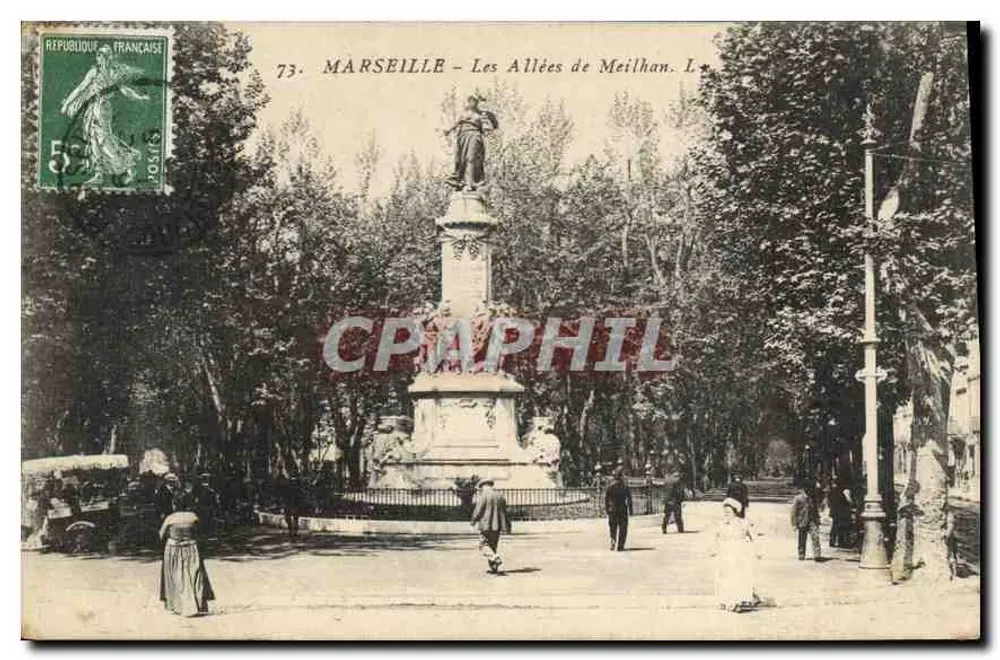 Marselha — Les Allées de Meilhan — L. (editor) - Frente