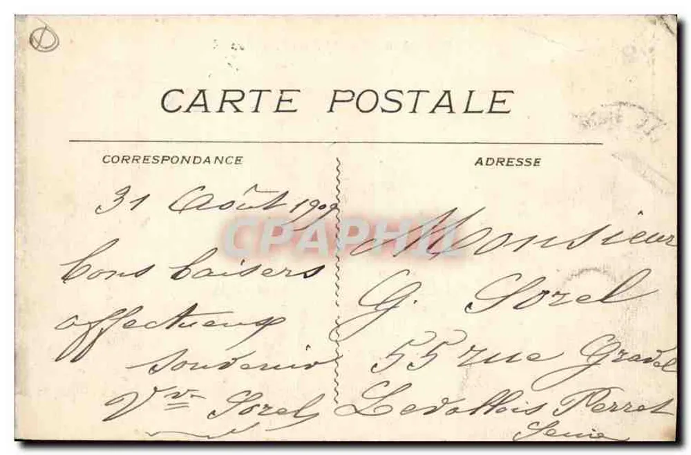 Marselha — Les Allées de Meilhan — L. (editor) - Verso