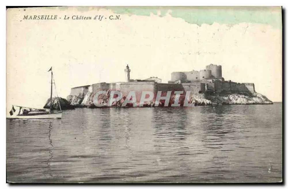 Marseille - O Castelo de If - C.N. - Frente