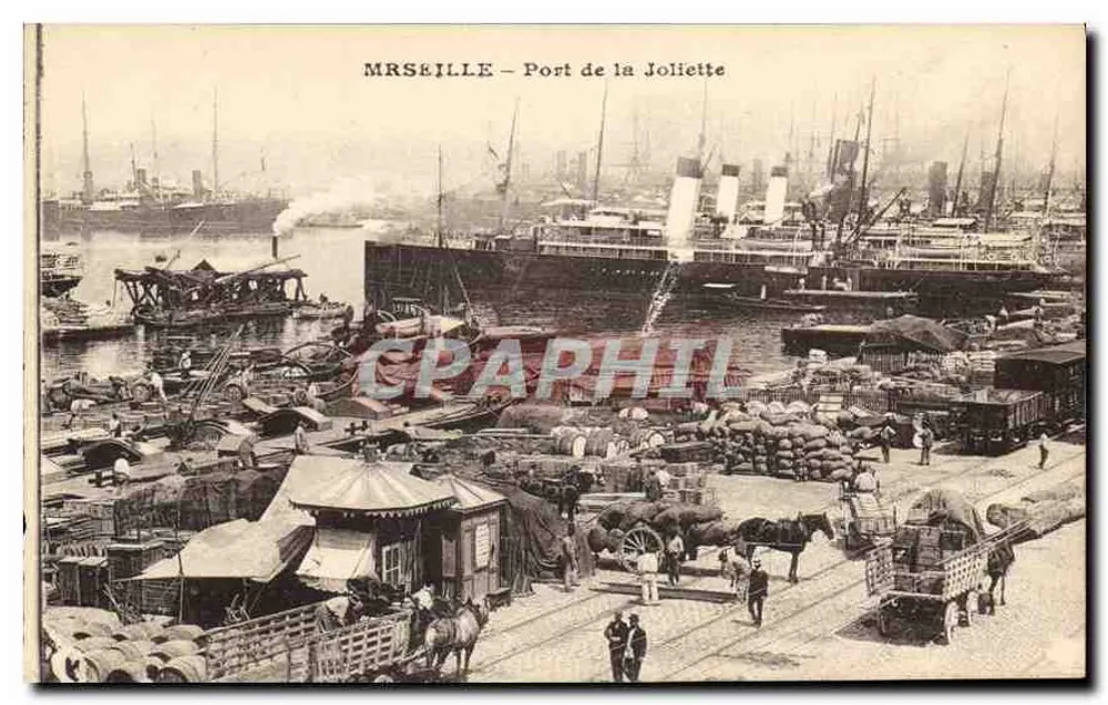 Marselha — Porto da Joliette — Editor não identificado - Frente