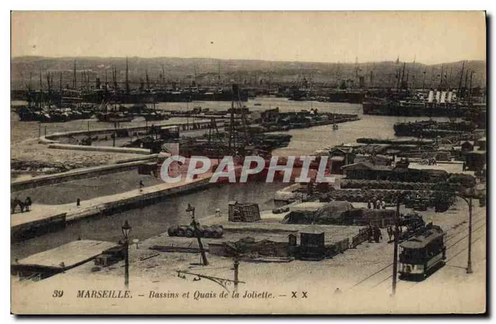 Marseille — Bassins und Quais de la Joliette - Vorderseite