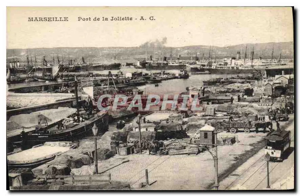 Marseille — Porto de la Joliette — A. G. - Frente