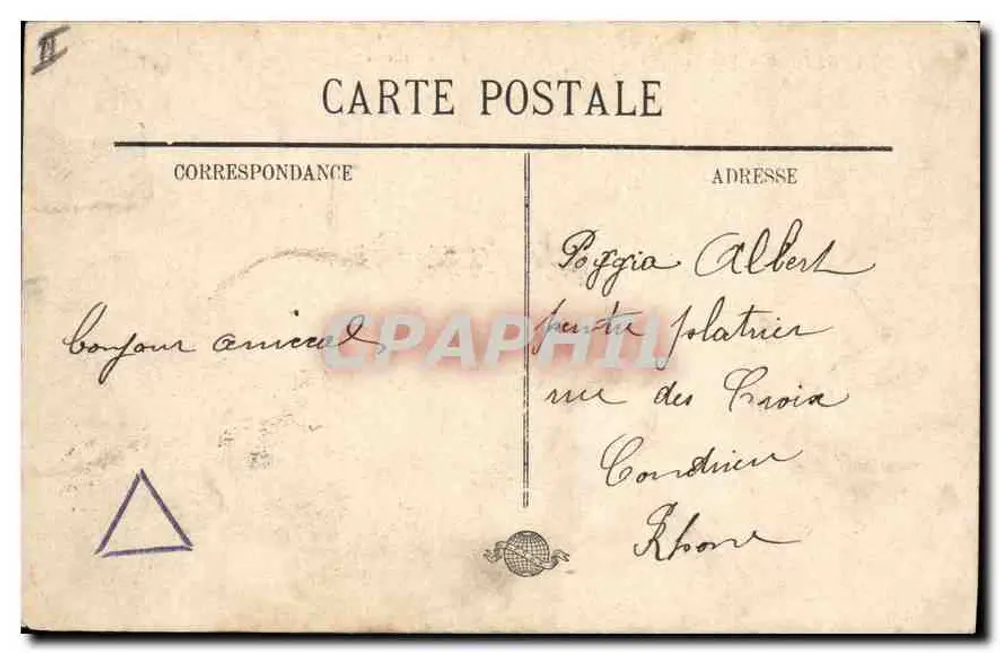 Marseille — Vue Générale prise de N.D. de la Garde — Éditeur non identifié, n° 13 - Verso