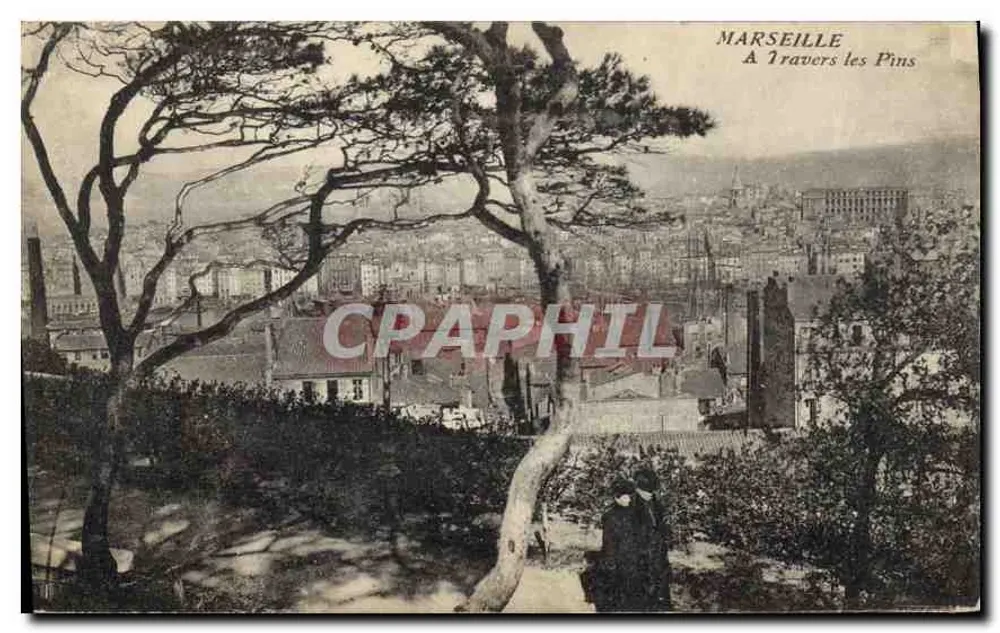 Marselha — Através dos Pinheiros — editor não visível - Frente