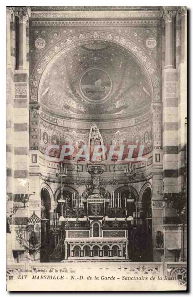 Marseille - N.-D. de la Garde - Sanctuaire de la Basilique - Recto