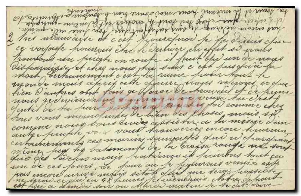 Marselha — a Praça da Bourbe — I P - Verso