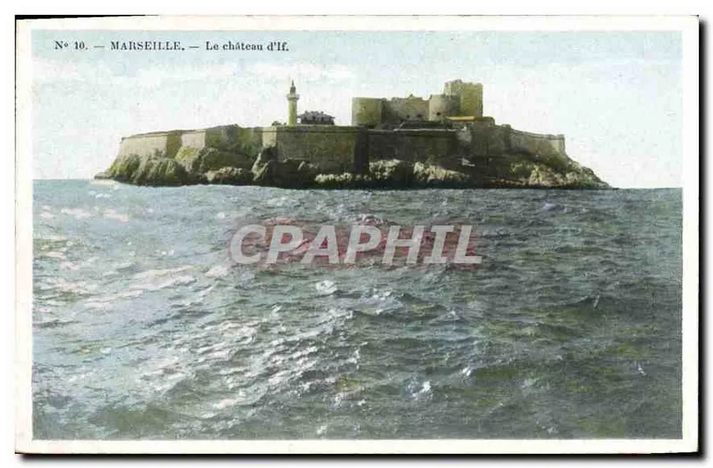 Marseille — O castelo de If — Edição G. Marliéak - Frente