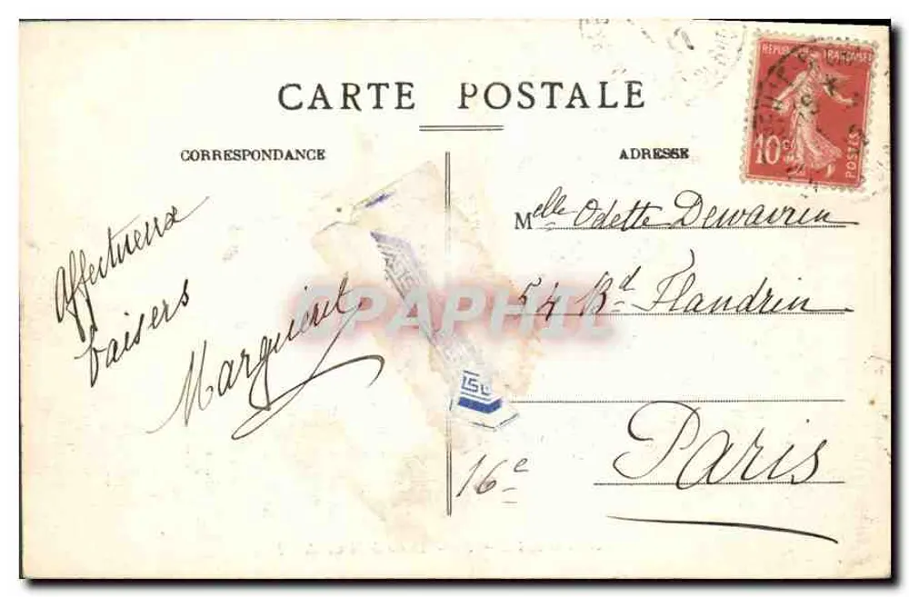 Marseille — Notre-Dame de la Garde — E.L. - Verso