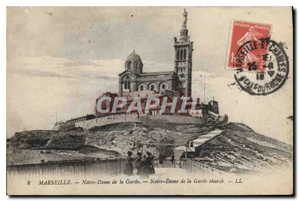 Marselha — Nossa Senhora da Guarda — editor LL - Frente
