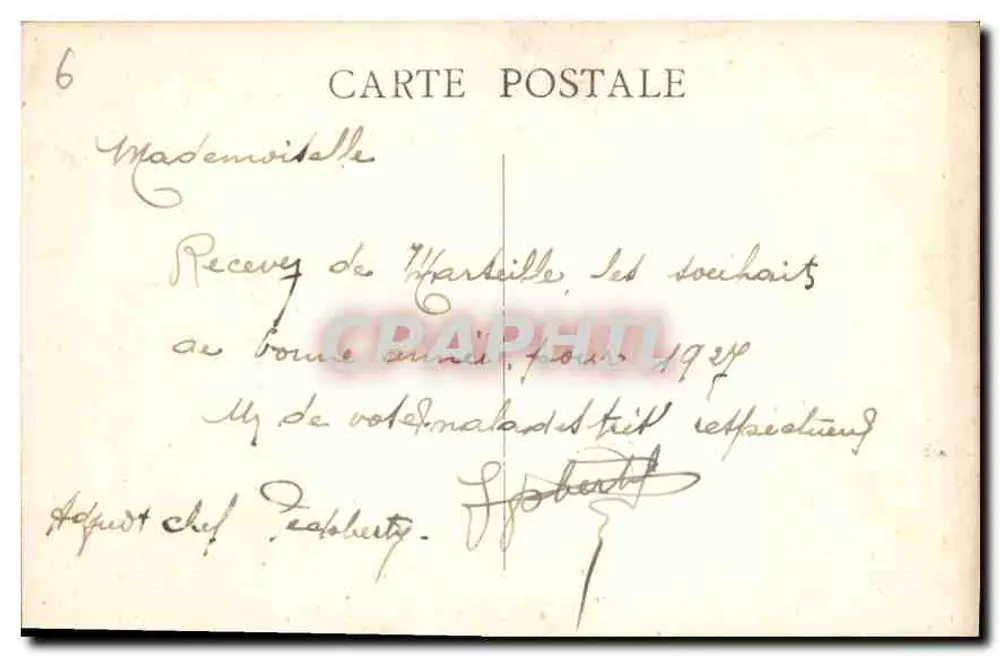 Marseille — Notre-Dame de la Garde — Graphia - Rückseite