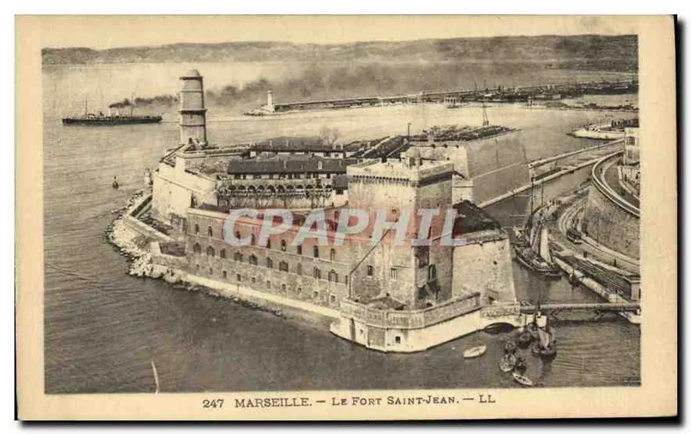 Marselha — O Forte Saint-Jean — LL, n° 247 - Frente