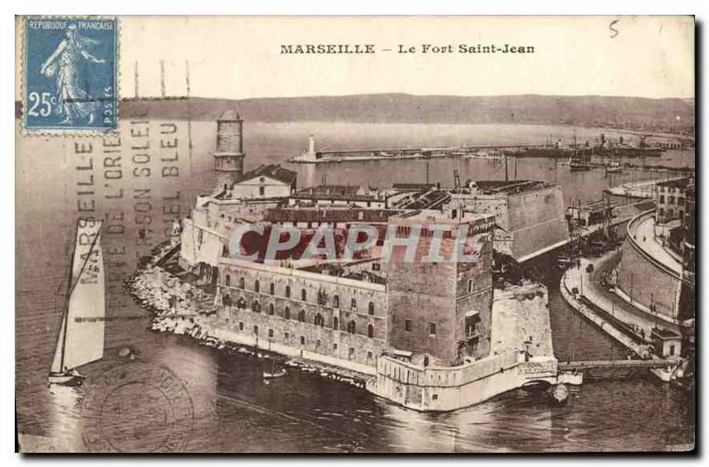 Marselha — O Forte Saint-Jean — Editor não identificado, n° de série 5 - Frente