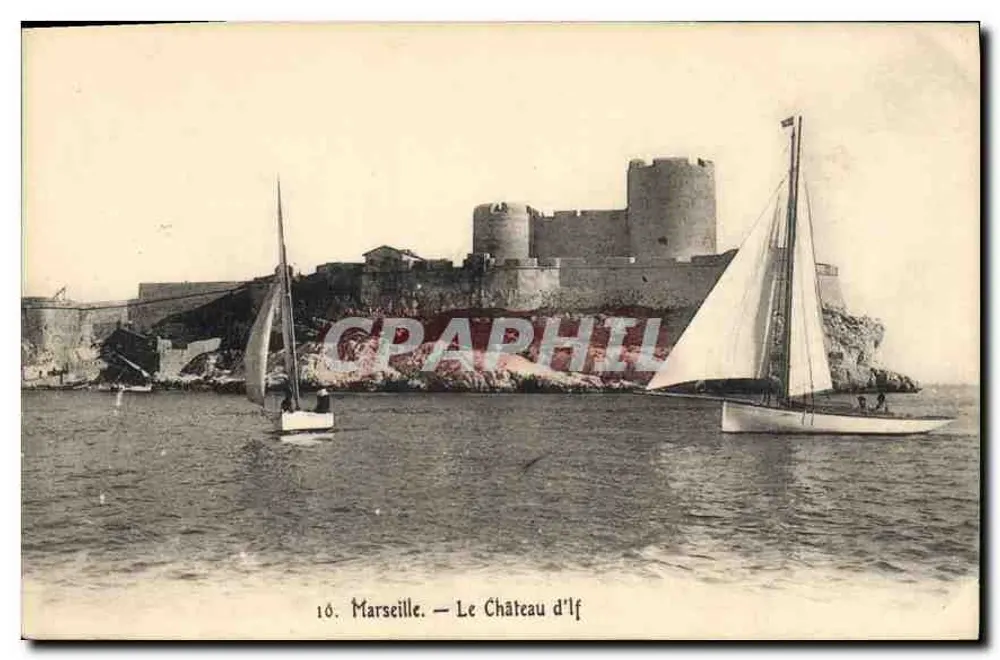 Marselha — O Castelo de If — CPHAPHIL - Frente