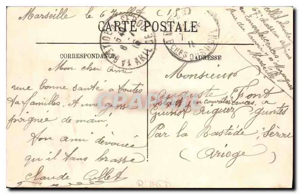 Marseille — Der Brücke der Falschen Münze — LL. n°240 - Rückseite