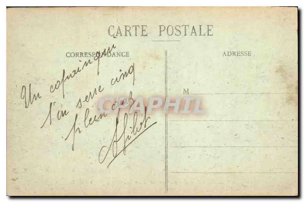 MARSEILLE - Allgemeiner Blick auf Notre-Dame de la Garde - E. L. n° 163 - Rückseite