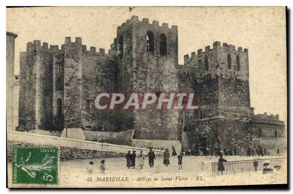 Marselha - Abadia de Saint-Victor - EL. n°45 - Frente
