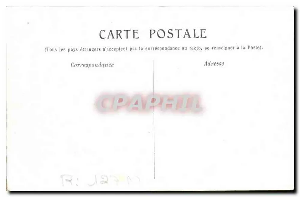 Marselha — A Prefeitura (Puget) - Verso