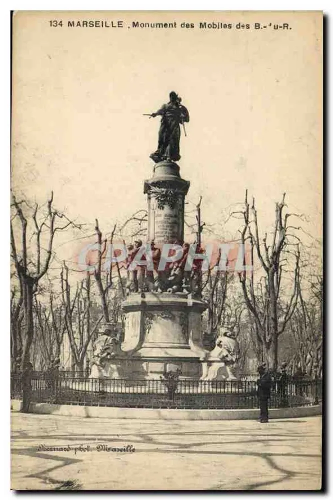 Marseille — Monument des Mobiles des B.-u.-R. — Ricmannard, phot. Marseille, n°134 - Recto