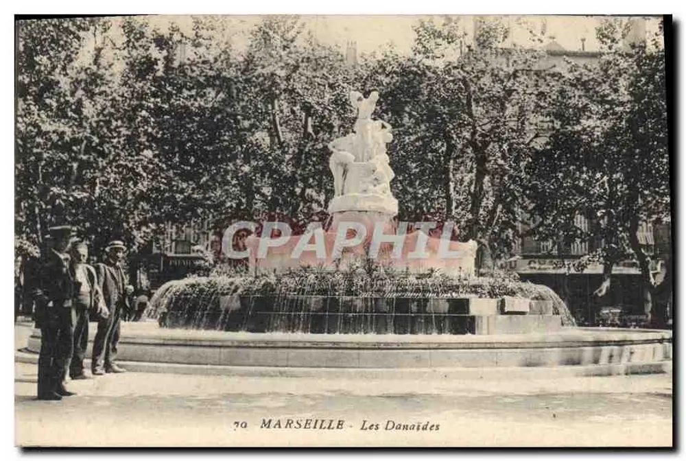 Marseille — Les Danaïdes, fontaine monumentale — éditeur imprimeur non identifié, n° 70 - Frente