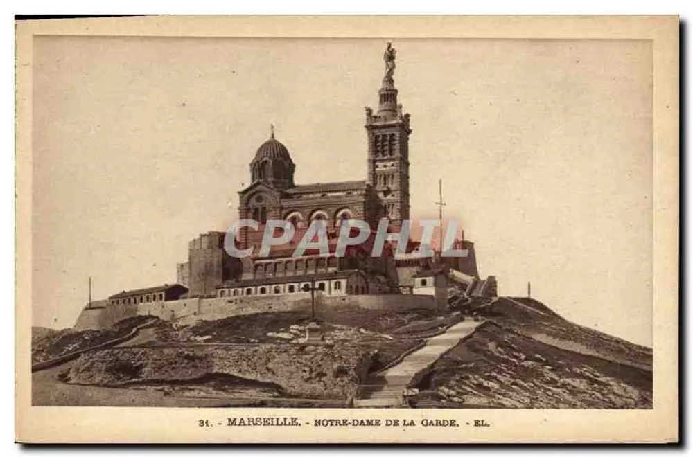 Marselha - Nossa Senhora da Guarda - EL. - n°34 - Frente