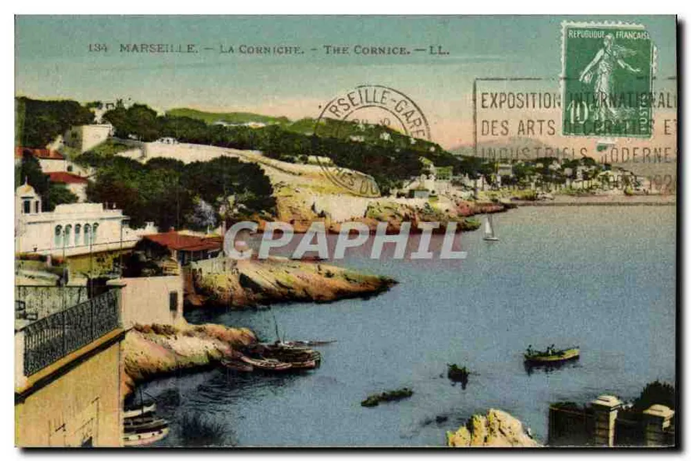Marselha — A Corniche — LL - Frente
