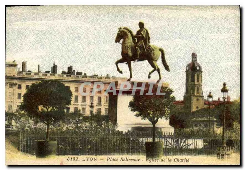 Lyon — Place Bellecour — Kirche der Caritas - Vorderseite