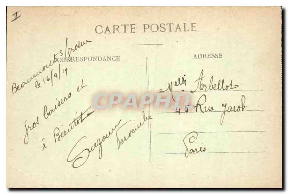 LYON — Place des Jacobins e Rue Centrale — Editor: n° 5202 - Verso