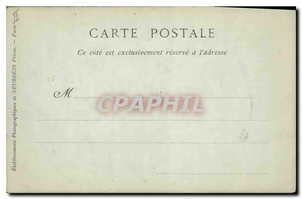 Le Puy — Antiga Porta Pannessac — Éd. Nefurdein, Paris - Verso