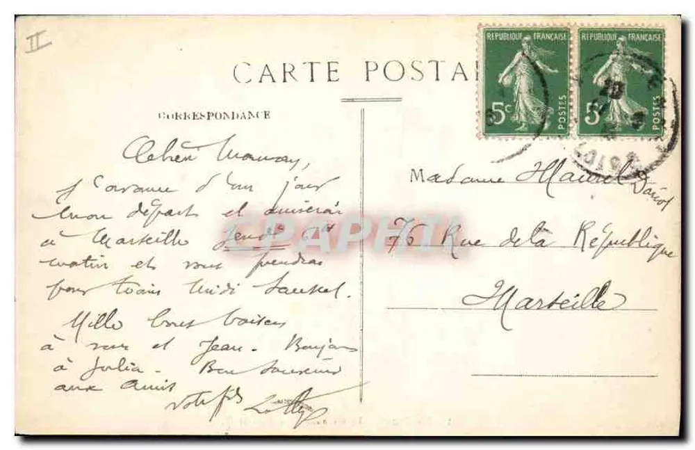 Le Puy — O Rocher d'Aiguilhe — D. G. - Verso
