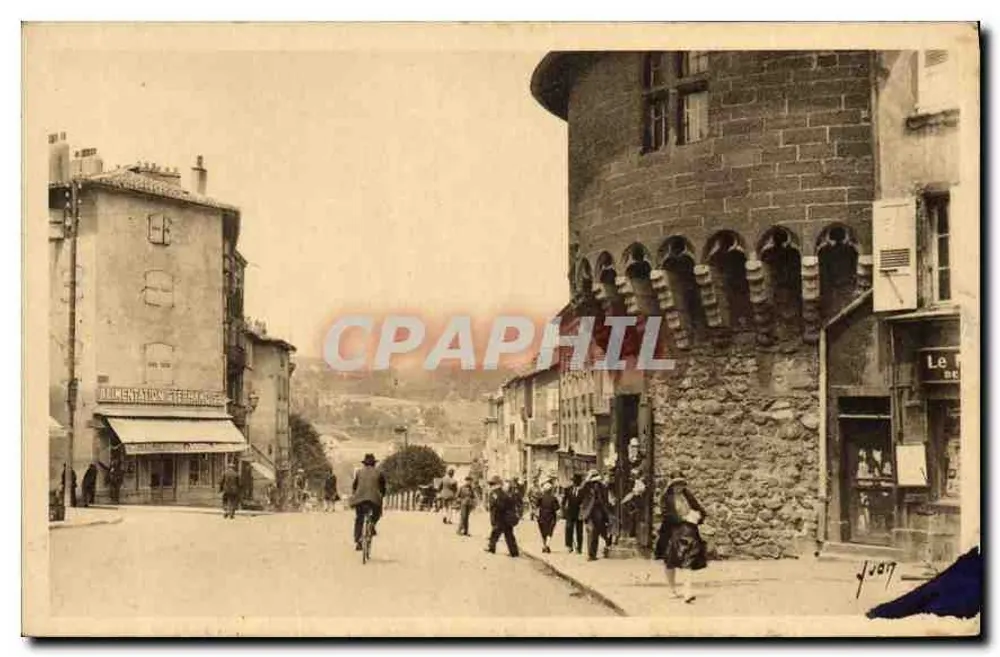 Le Puy (Haute-Loire) — La Tour Pannessac und Boulevard Carnot — Les Éditions d'Art WGN, Paris - Vorderseite