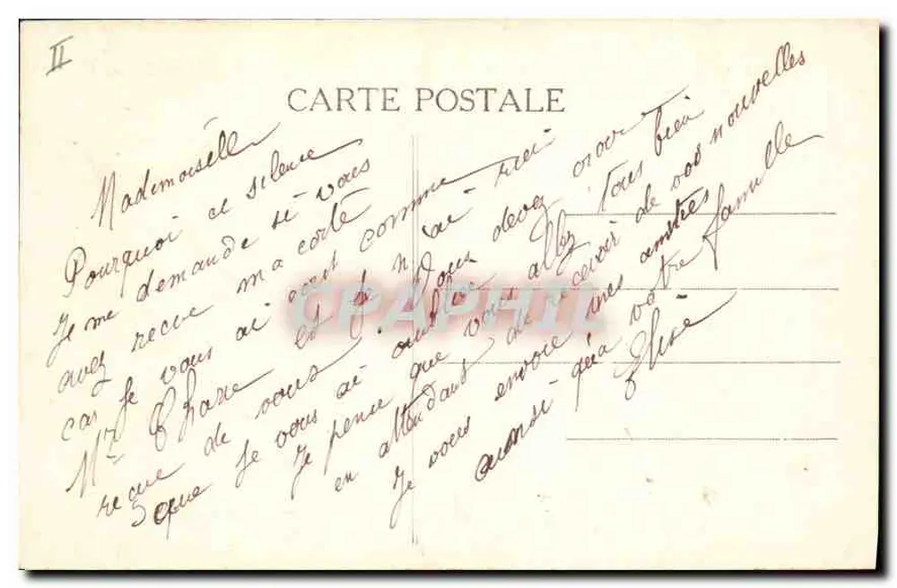 Le Puy — Ansicht vom Route de Saugues — Verlag V.P.O. Nr. 4894 - Rückseite