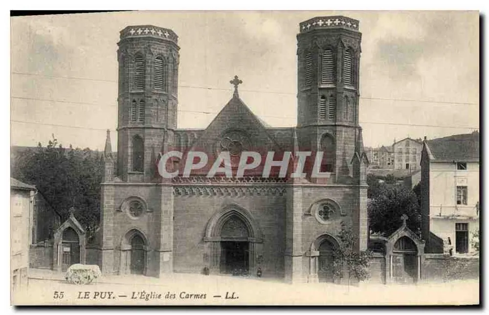 Le Puy — A Igreja dos Carmelitas — LL. n°55 - Frente