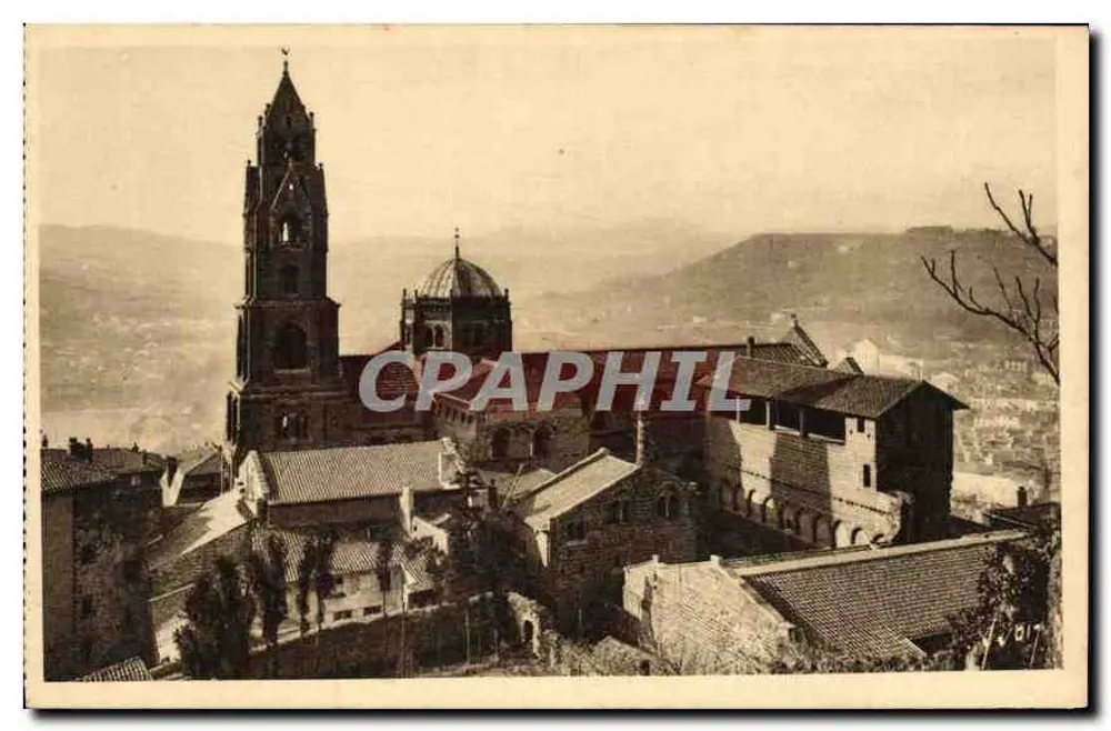 Le Puy (Haute-Loire) — Basilika Notre-Dame du Puy — Seitenansicht — Art Editions Lyon - Vorderseite