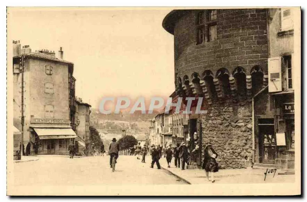 Le Puy (Haute-Loire) — La Tour Pannessac und Boulevard Carnot — Les Éditions d'Art Martel - Vorderseite