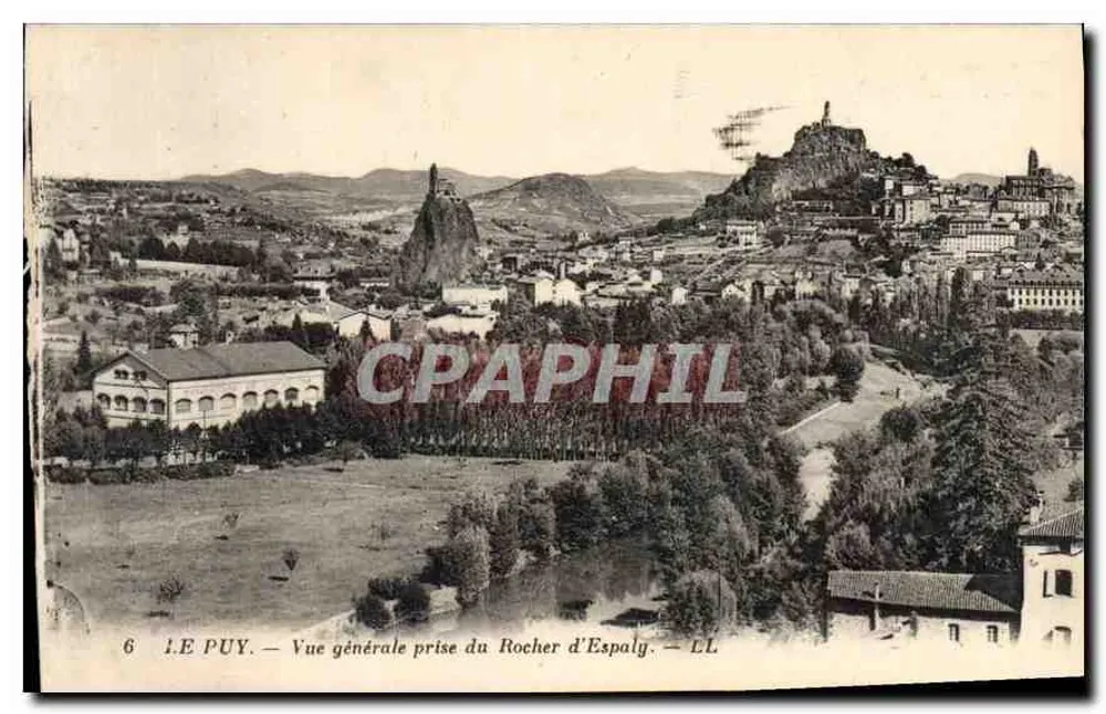 Le Puy — Allgemeiner Blick vom Rocher d'Espaly — LL - Vorderseite