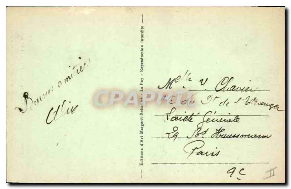 Le Puy - A Descida de Rochetaillade (127 degraus) — n° 122 - Verso