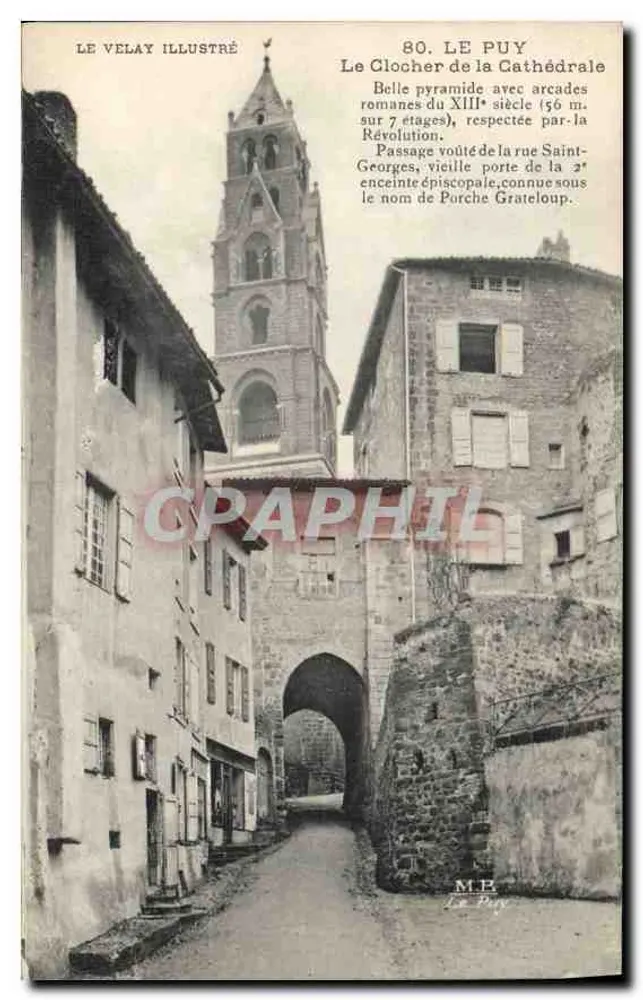 Le Puy — Der Turm der Kathedrale — LE VELAY ILLUSTRÉ n°80 - Vorderseite