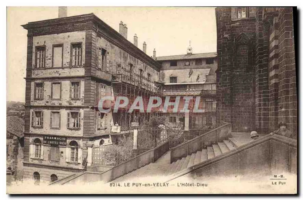 LE PUY-en-VELAY — L'Hôtel-Dieu — Pharmacie de l'Hôtel-Dieu - Vorderseite