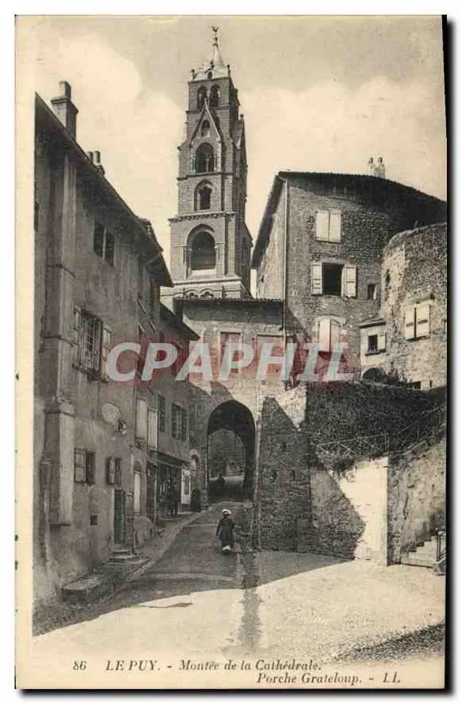 Le Puy - Montée de la Cathédrale - Porche Grateloup - LL - Vorderseite