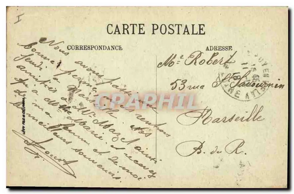 Le Puy — Die Fontaine Chassaigne und die Place Michelet — LL, n°79 - Rückseite