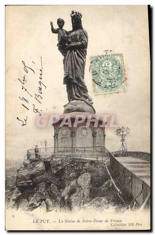 Le Puy — Die Statue der Notre-Dame de France — Collections ND Phot - Vorderseite