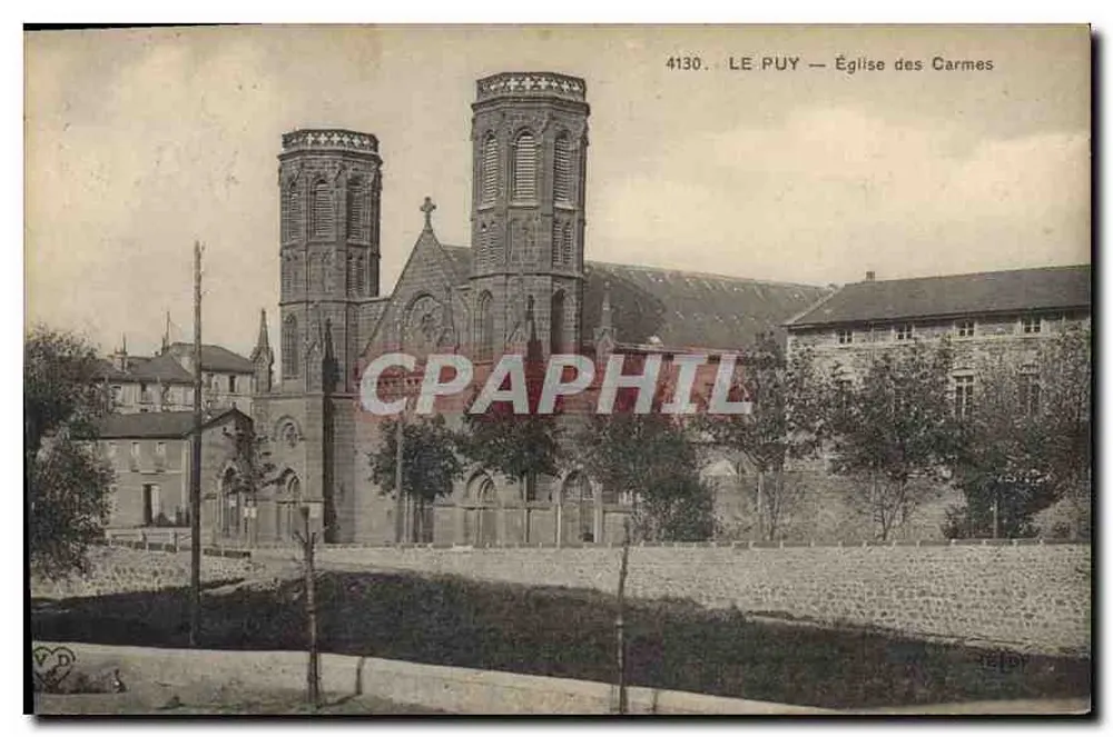 Le Puy — Igreja dos Carmelitas — editor 'Le Puy' n°4130 - Frente