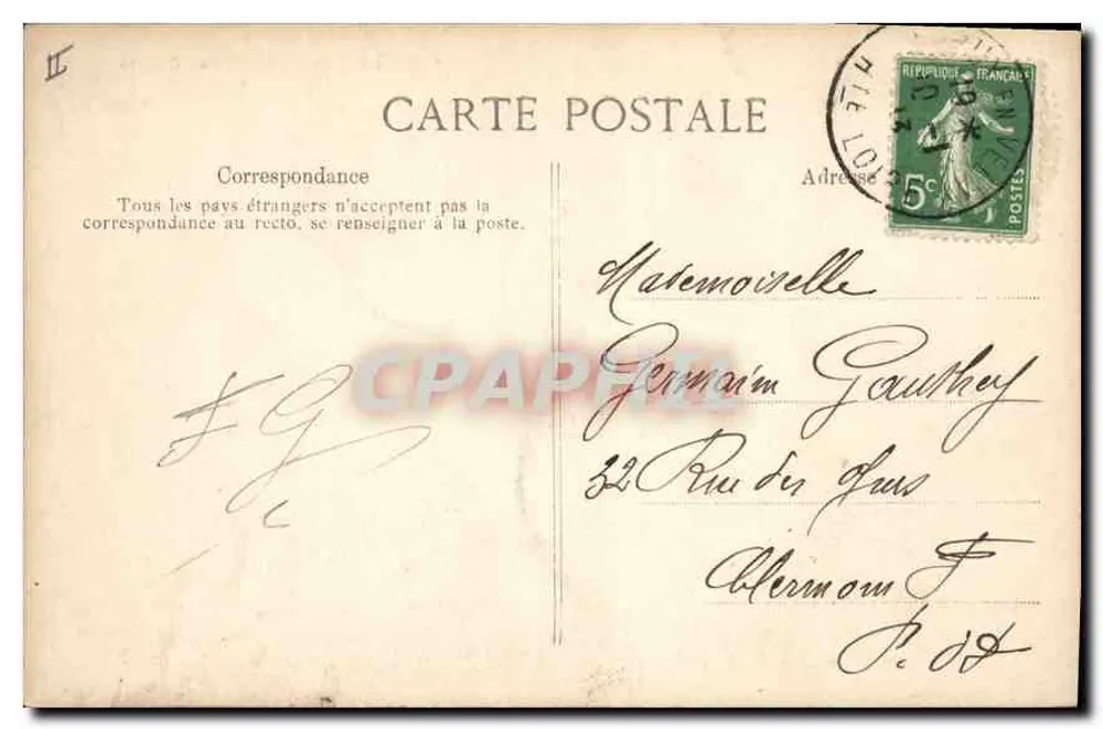 Le Puy — Igreja dos Carmelitas — editor 'Le Puy' n°4130 - Verso