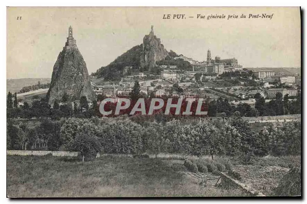 Le Puy — Allgemeiner Blick vom Pont-Neuf — unbekannter Verleger, Seriennummer 11 - Vorderseite