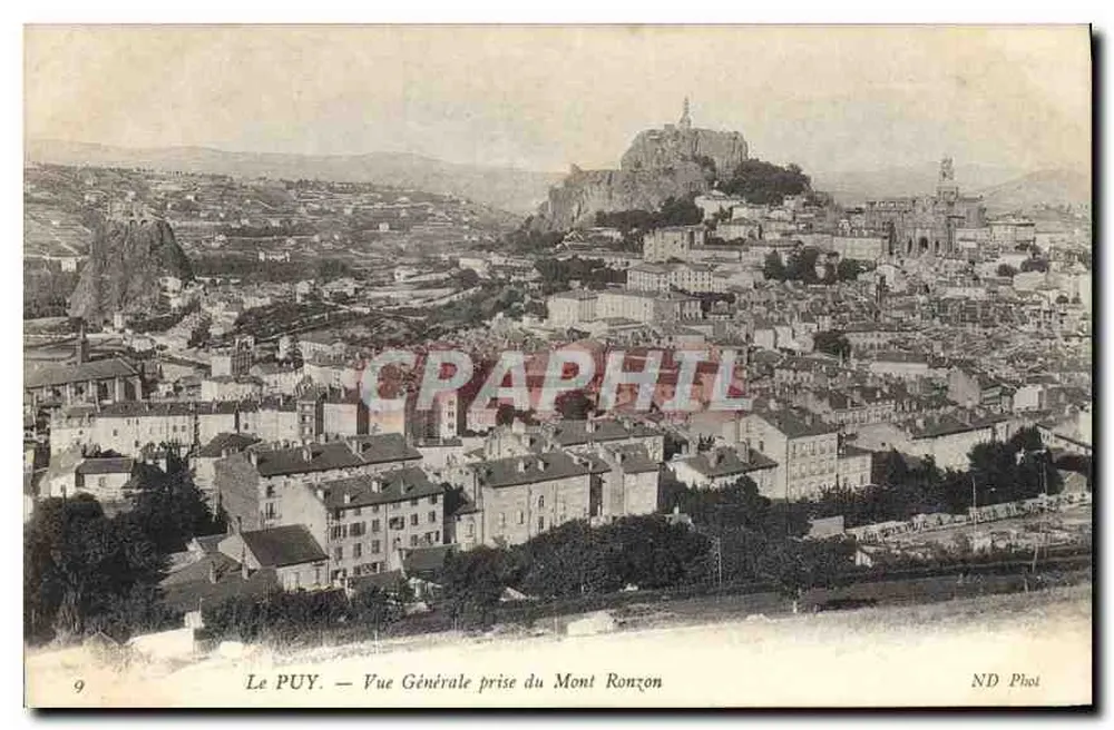 Le Puy — Allgemeiner Blick vom Mont Ronzon — ND Phot - Vorderseite