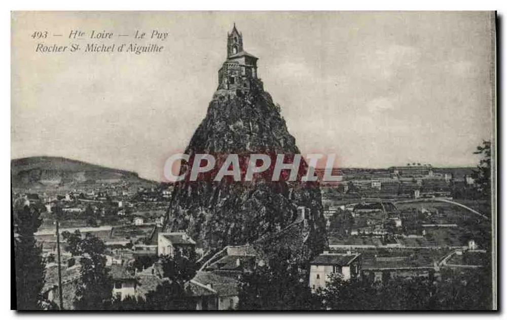Le Puy — Rocher Saint-Michel d'Aiguilhe — Verlag unbekannt, Nr. 493 - Vorderseite