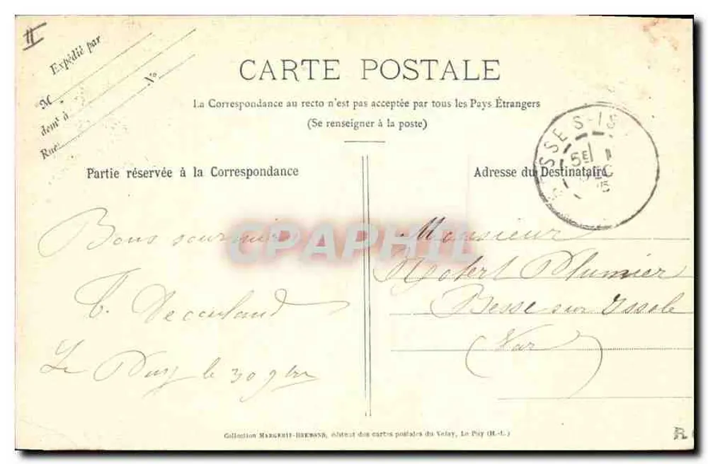 Le Puy — Die gesamte Basilika-Kathedrale N.-D. du Puy und ihre Abhängigkeiten — 'Le Velay Illustré' n°59 - Rückseite