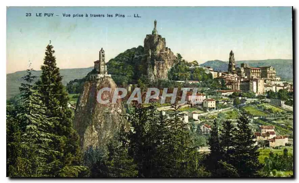 Le Puy — Ansicht durch die Kiefern — LL. - Vorderseite