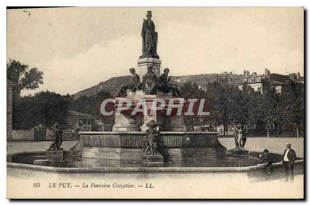 Le Puy — La Fontaine Crozatier — LL. Nr. 95 - Vorderseite